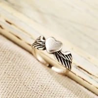vintage summer heart joint ring for womens trendy party jewelry 2021