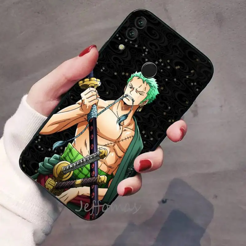 

One Piece Roronoa Zoro Phone Case For Huawei honor Mate P 9 10 20 30 40 Pro 10i 7 8 a x Lite nova 5t
