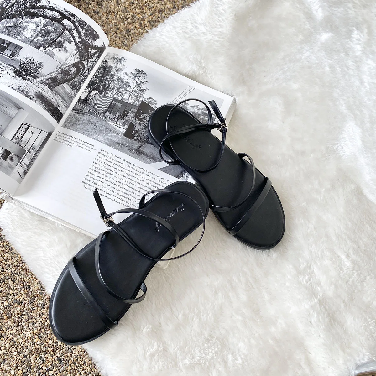 

Sandals Elastic Band Ankle Strap Fashion Womens Shoes 2021 Strappy Heels Suit Female Beige Open Toe Slip-on Luxury Summer Comfo