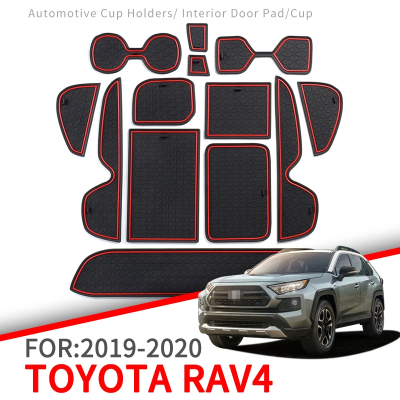 

Противоскользящий коврик для телефона, коврики для ворот, резиновые прокладки для стаканов, коврик для Toyota RAV4 2019 2020 XA50 RAV 4 50, автомобильные н...