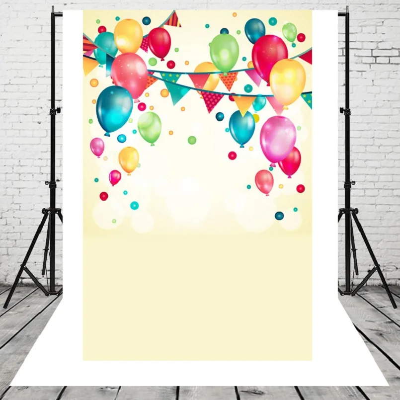 Реквизит для фотосъемки из винила Nitree фон фотостудии детский день рождения торт