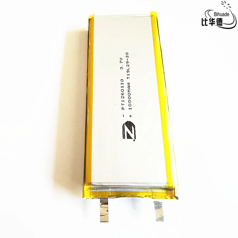 2021 чистые батареи Хорошее качество 3 7 V 10000mAH 1260110 полимерный литий ионный/литий