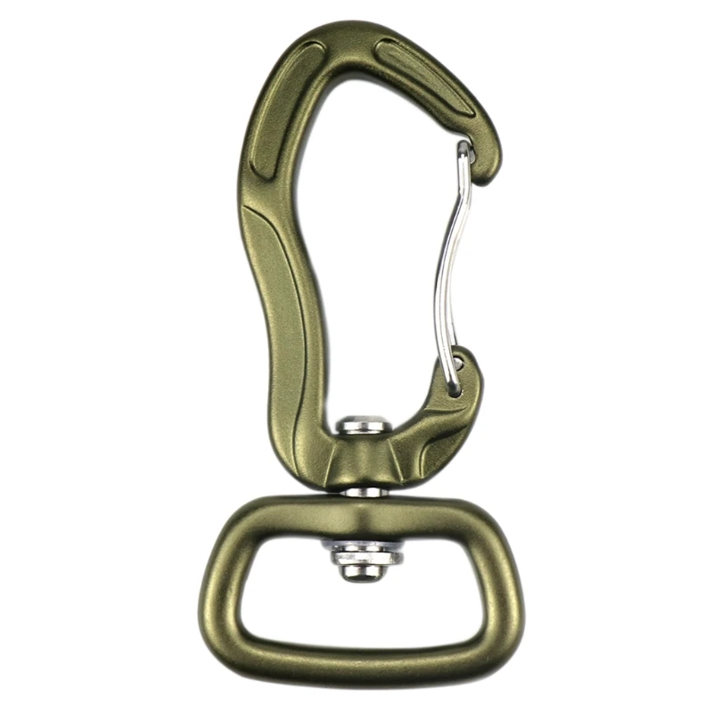 

360 Rotatable Carabiners Hook Hammock Swivel Clip Hook Hiking Camping Tent Hook