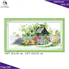 Вышивка крестиком F990 14CT 11CT в виде цветов