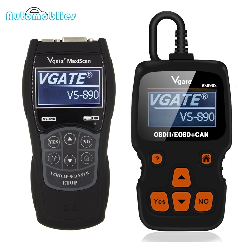 Профессиональный диагностический инструмент OBD2 EOBD VS890 VS890S MaxiScan Vgate OBD сканер