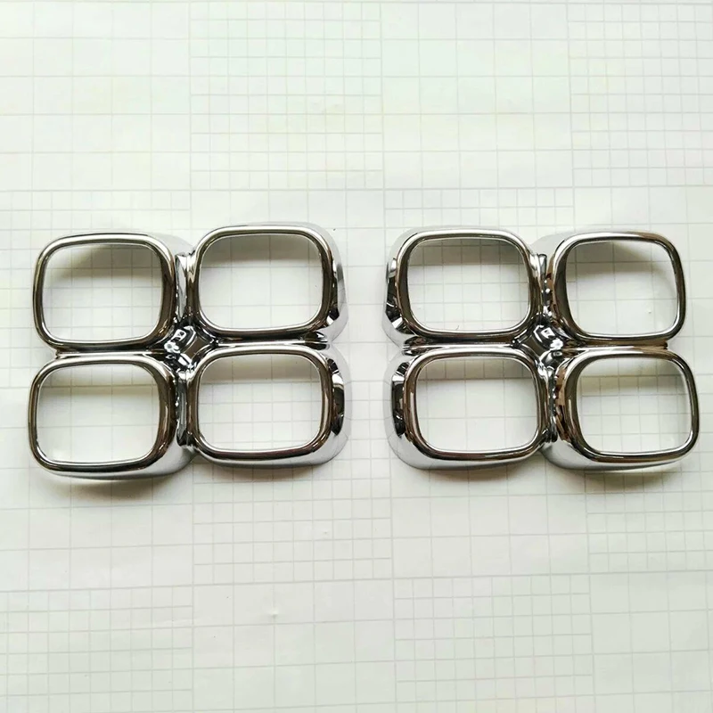 

Car Exterior Decoration Front Fog Light Cover Trim Bezel Garnish 4-Hole Fog Lamp Cover for KIA KX5 Sportage 2017-2018