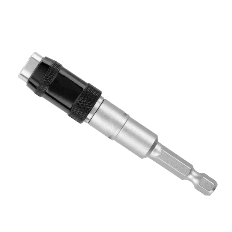 

Impact Tough Bit Holder Magnetic Pivoting Bit Tip Holder Swivel Screw Drill Tip with 20Â° Pivot Mode, Quick Change Locking Bit Ho