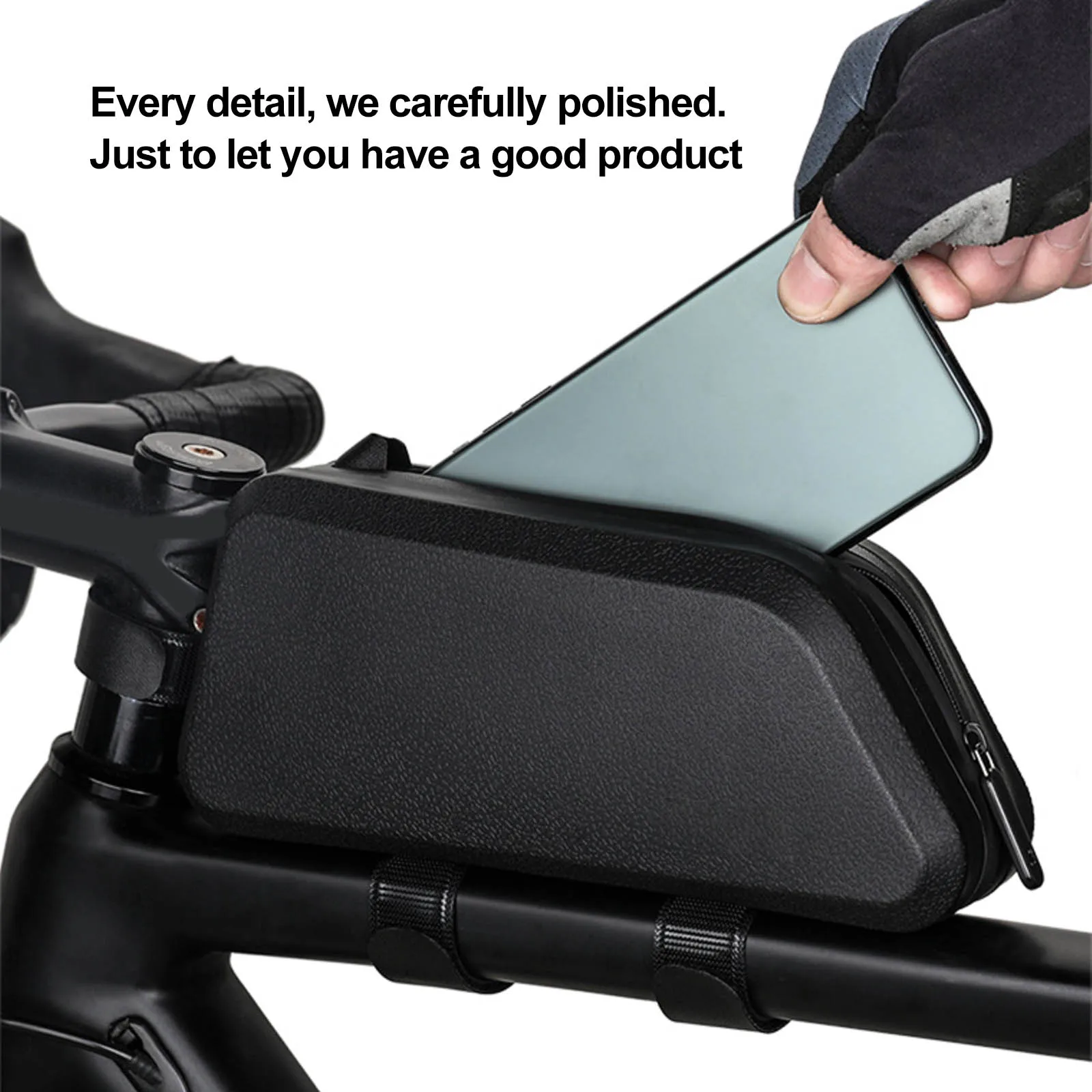 

Rainproof Bicycle Bag Frame Front Top Tube Cycling Phone Bag MTB Bike Convenient Riding Beam Triangle Bag Bicycle Accessories
