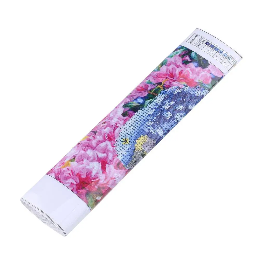 Вышивка с двумя попугаями цветы Стразы DIY 5D вышивка крестиком картина ZC|Вышивка