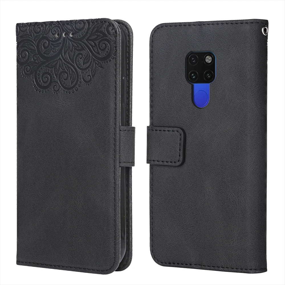 Для Huawei Mate 20 цветок тиснение чехол HMA LX9 AL00 TL00 6 53 ''Wallet флип раскладный кожаный