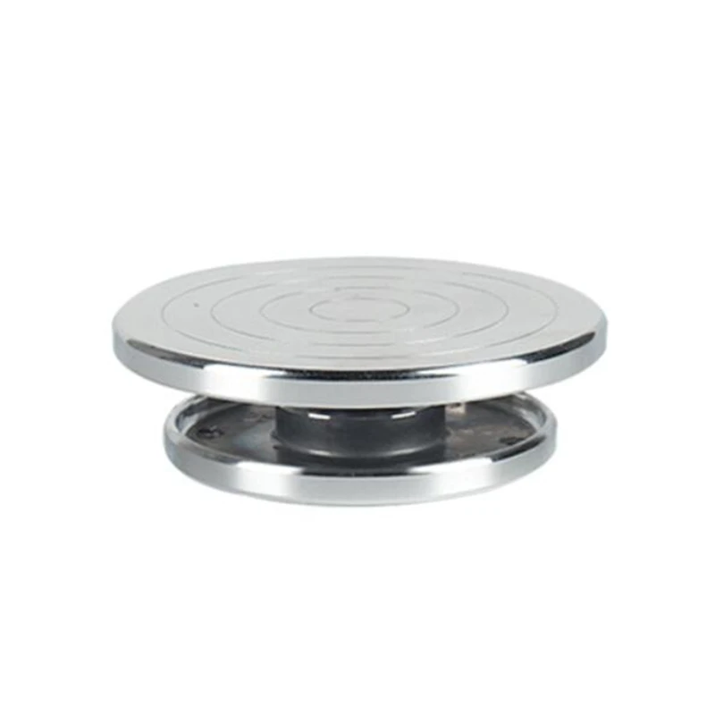 

HOT-12/15cm Double Face Use Aluminum Alloy Turntable for Ceramic Clay Sculpture Platform Pottery Wheel Rotating Tools