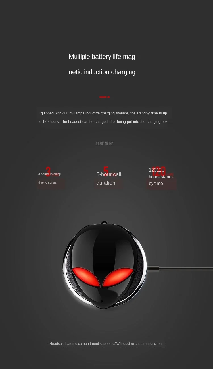 

TWS 5.0 Aliens Bluetooth Headset Wireless Headphone Fone De Ouvido Earbuds Earphones Auricular Stereo Waterproof Smart Sport T8