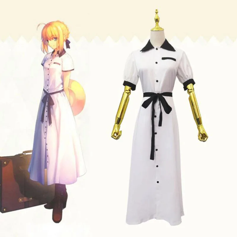 

Костюм для косплея Artoria Pendragon Fate/Stay Night, матросский костюм, повседневная одежда на Хэллоуин, одежда для косплея саблейской лилии