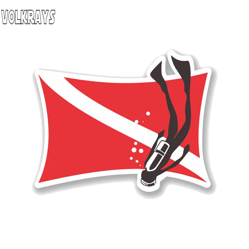 

Volkrays индивидуальная Автомобильная наклейка для подводного плавания, фотоотражающая наклейка из ПВХ для мотоцикла Mini Cooper Kia Rio,9 см * 12 см