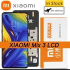 100% Оригинальный AMOLED дисплей 6,39 дюйма с рамкой для Xiaomi Mi Mix 3 Mix3, ЖК-дисплей с сенсорным экраном и дигитайзером в сборе, запасные части