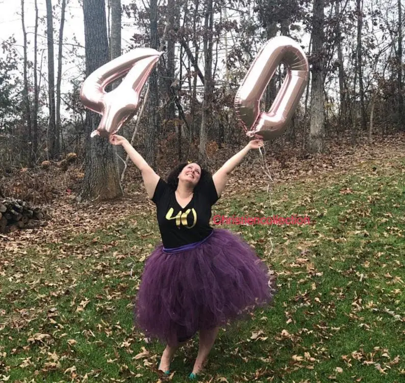 

Purple Costume Fluffy Girl Women Dance Tutu Skirts Ball Gown Photo Photograph Tulle Skirt Birthday Party Clothes Clothing Dress