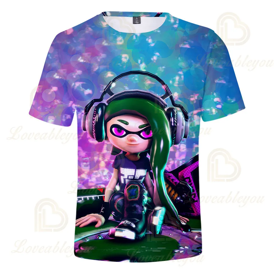 

New Women Kids T Shirts Punk Style 3D T- Shirts Tops Hip Hop Boys Girls 3d Print T-shirt 4T-14T Dropshipping