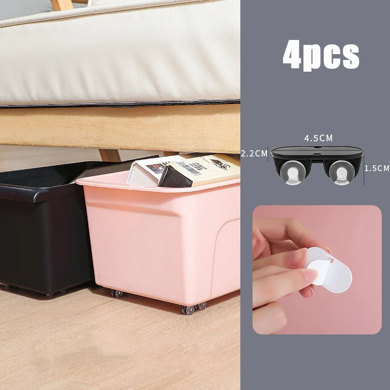 

Клейкий ролик, бытовой креативный ящик для хранения, шкив, корзина для хранения, нижние ролики, универсальные односторонние колеса PI669