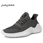 Мужские кроссовки JUNJARM, Повседневная дышащая обувь, повседневная мужская обувь, светильник, Tenis Masculino Adulto, Прямая поставка, размер 39-47