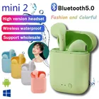 Беспроводные Bluetooth-наушники Mini-2, водонепроницаемые наушники, спортивные наушники для iPhone, Huawei, OPPO, Xiaomi, TWS, музыкальная гарнитура