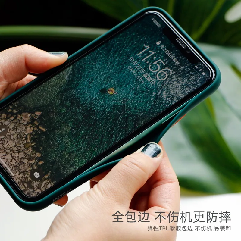 ROCK новый мобильный телефон чехол для iPhone 11 Pro Max Гибридный Силиконовый защитный