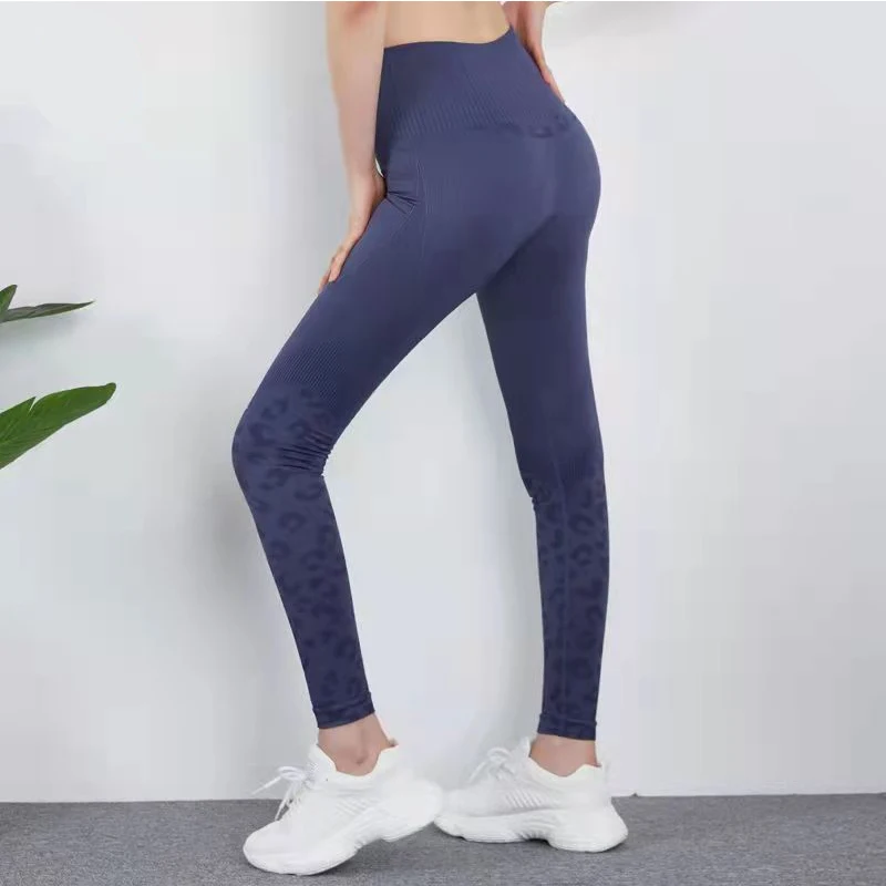 

Leopard Leggings For Pushup Seamless Leggings Fitness Workout Yoga Pants Scrunch Butt High Waist Stretchy Gym Running Tights