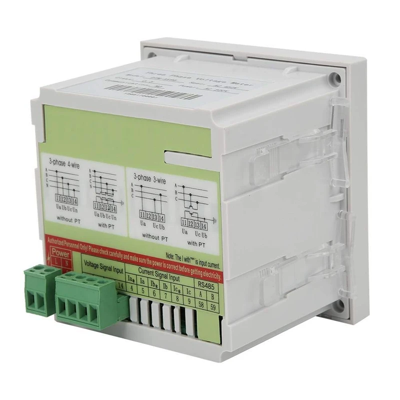 Напряжение детектор DTM AV96 3 фазы Метр Программируемый светодиодный цифровой