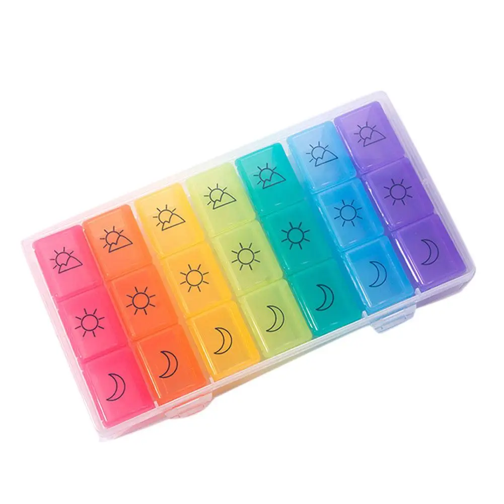 Коробка для таблеток Joylife 21 Размер семь дней органайзер хранения лекарств