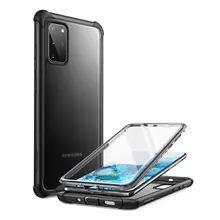 Clayco Forza Case For Samsung Galaxy S20 Plus Full-Body Rugged Cover, Built-in Screen Protector Compatible with Fingerprint ID