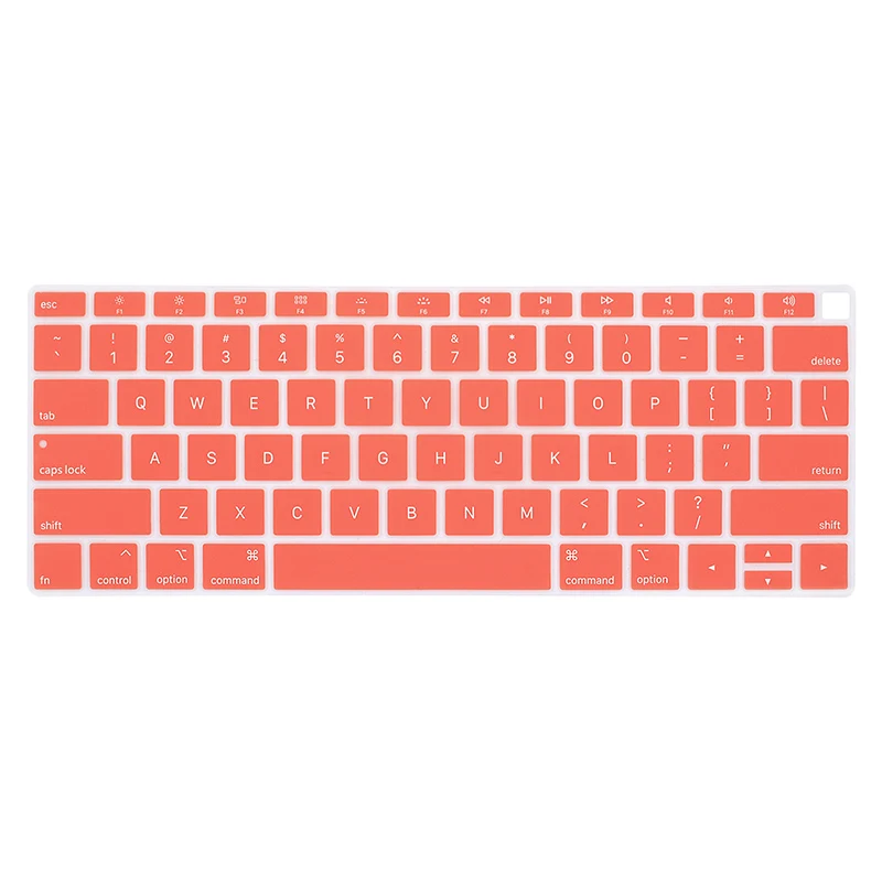 HRH хит продаж кремовый силиконовый чехол с английской клавиатурой для MacBook Air 13