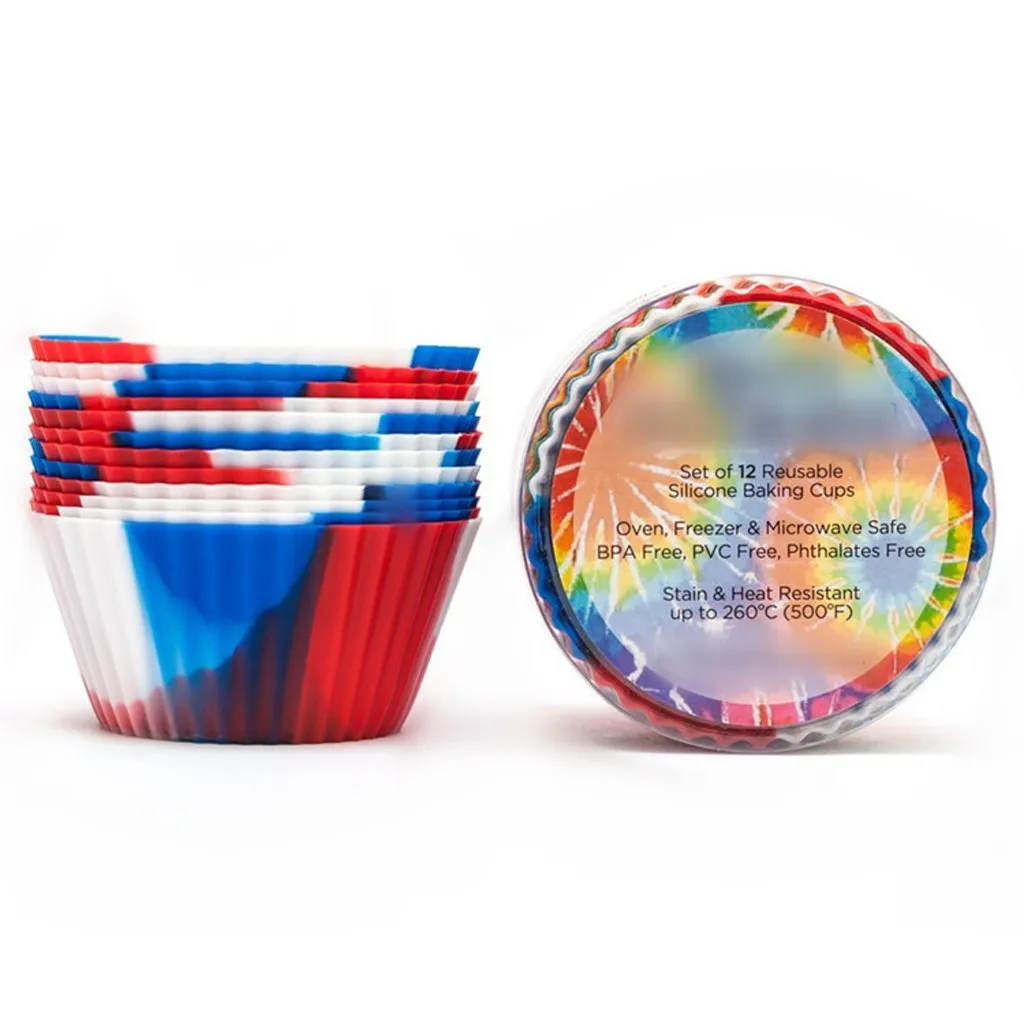 Высококачественные силиконовые чашки для выпечки лайнеры кексов Формы набор