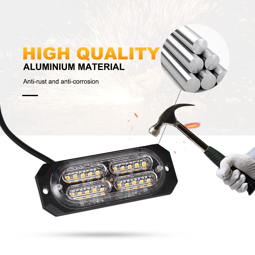 Nlpearl автомобильный светильник сборка 12V 24V мерцающий светодиодный аварийный для