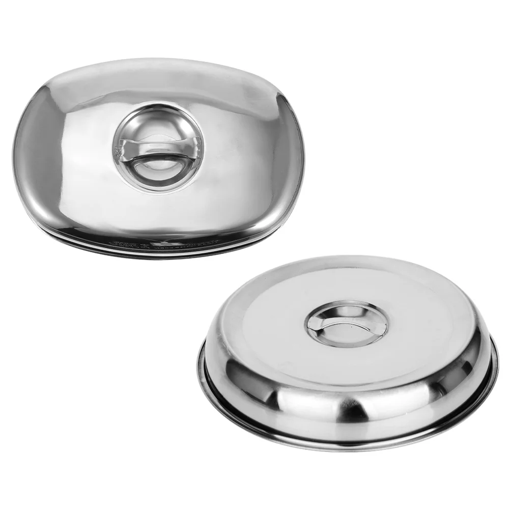 

2pcs Dustproof Plastic Dish Protective Cover Kitchen Practical Insect-proof Cover