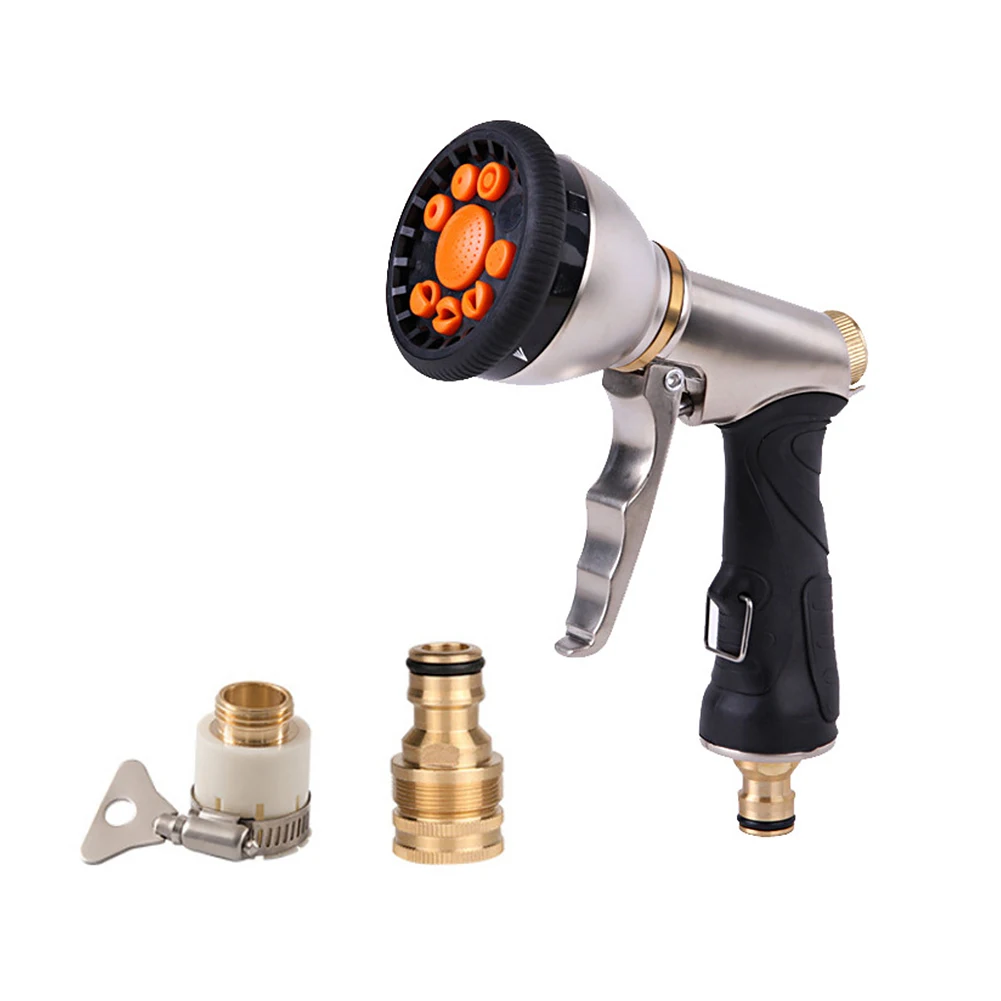 

New High-Pressure Water Spray Gun Car Washer Hose Spray Bottle Garden Watering Sprinkler Sprinkler Cleaning Water Gun