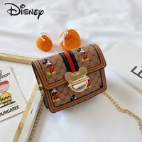 disneys new one shoulder messenger bag for kids stylish and casual storage bag cartoon mickey mouse girl cute backpack