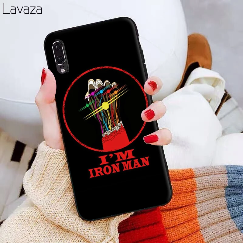 Мягкий чехол Marvel Iron man Stark для Samsung Galaxy A6 Plus A7 A8 A9 A10S A20S A20E A30S A40S A50S A60 A70S M10 M20 M30 M40 |