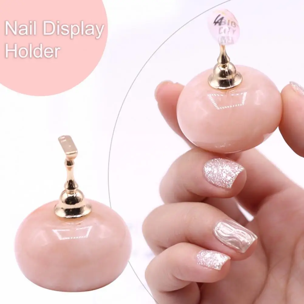 

High Saturation Colorful Nail Art Display Stand Practice Tool for Manicure