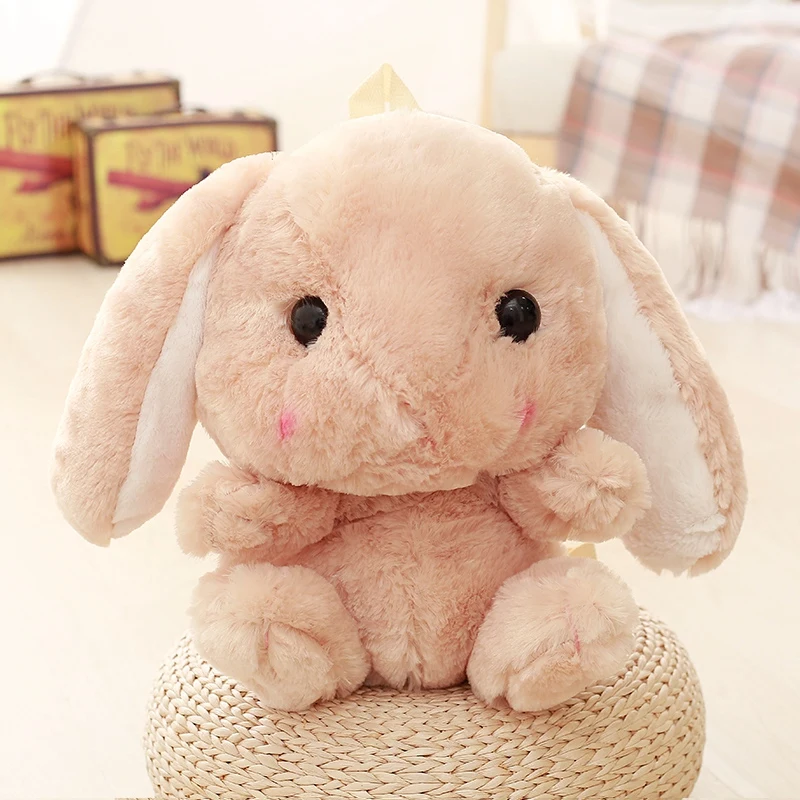 brown Kawaii милый кролик сумка сумки на плечо рюкзак плюшевая игрушка Triver Девушка Дети подарок на день рождения игрушки для девочек - Цвет: brown