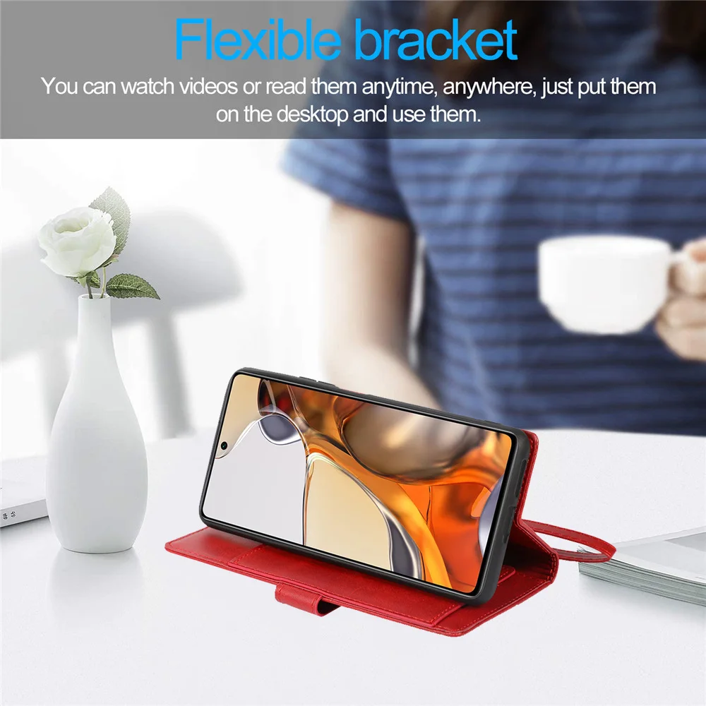 zipper wallet flip leather case for xiaomi mi poco x3 nfc f3 11t lite redmi 10 9 s pro max k40 magnetic cards stand phone cover free global shipping