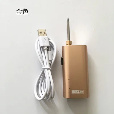 yellow solderin iron 5 в 30 Вт Электрический паяльник с беспроводной зарядкой портативный паяльник с USB паяльником Android интерфейс зарядки - Цвет: yellow solderin iron