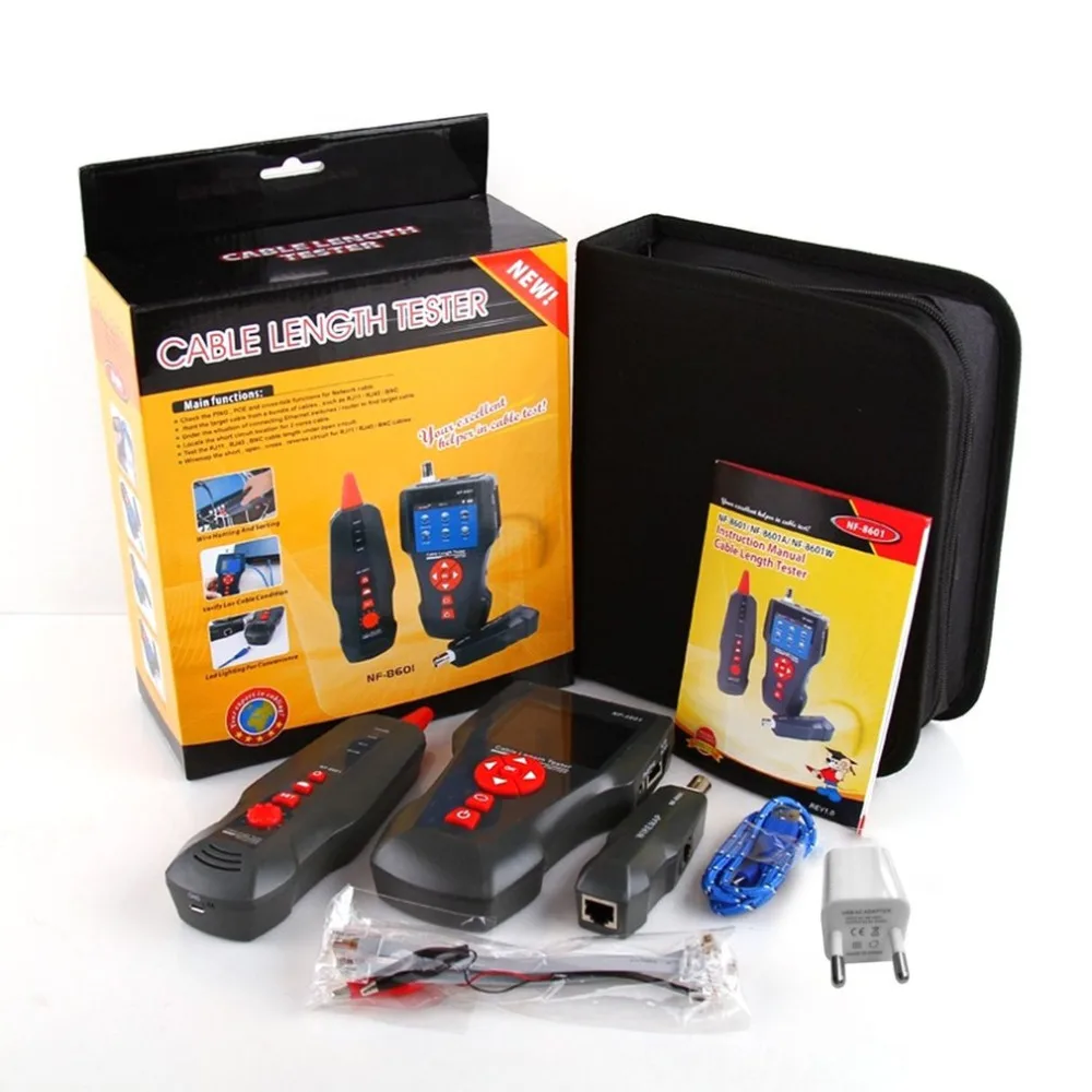 Устройство для проверки кабеля NOYAFA измеритель длины с ЖК дисплеем прибор