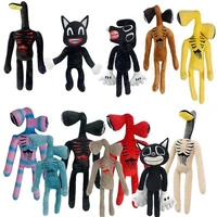 2540cm anime siren head plush toy sirenhead stuffed animals doll horror black cartoon cat peluches toys for kids christmas gift