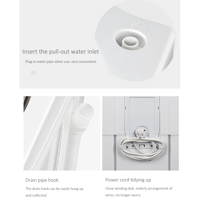 

6.8kg Capacity Electric clothes dehydrator Home/dormitory small dewatering bucket machine T68-108 dewatering machine 220v 190w