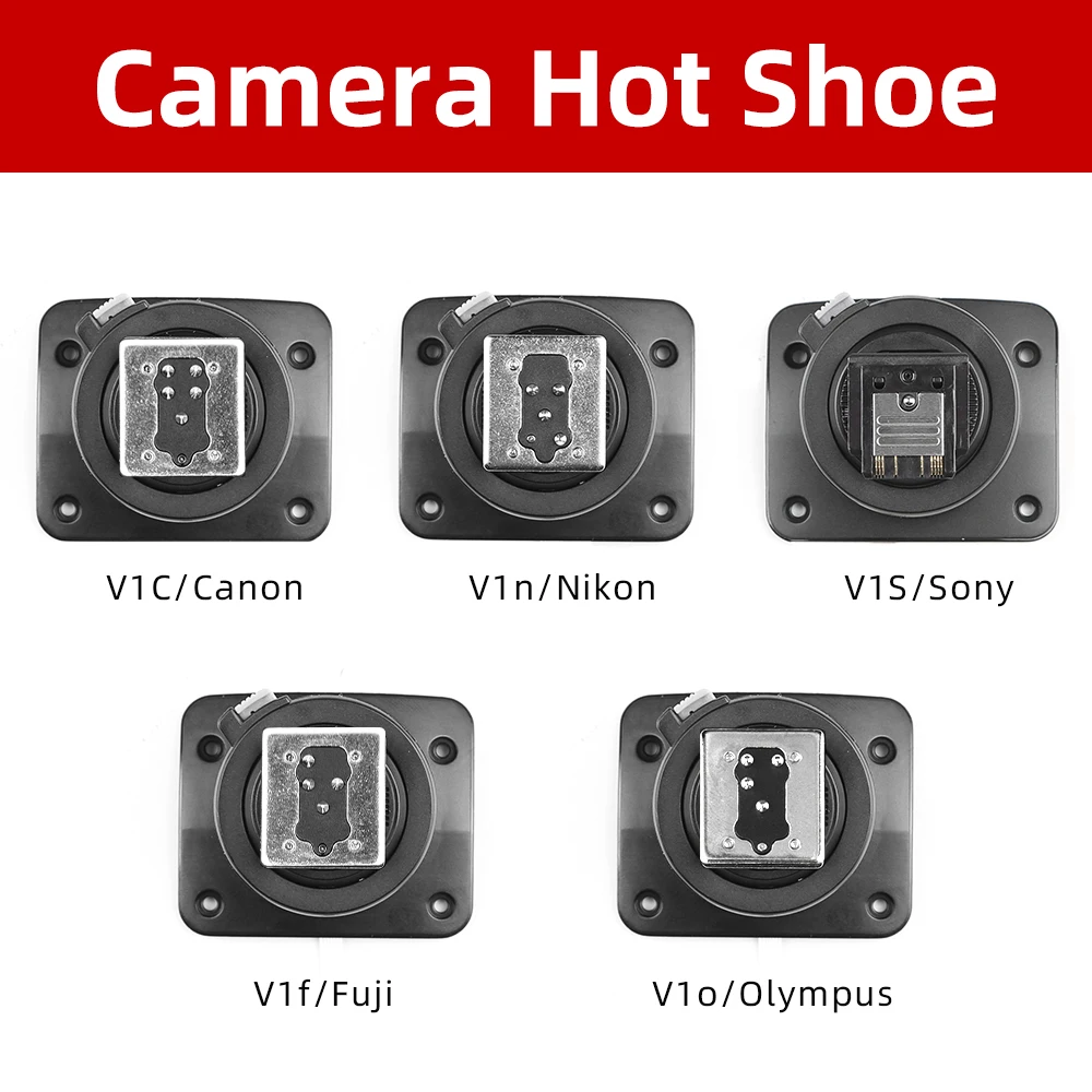 

Godox Speedlite V1 V1C V1N V1S V1F V1O V1P Flash Hot Shoe Replace Accessories