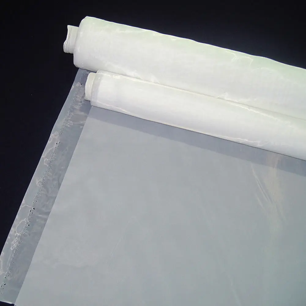 Белая сетчатая трафаретная печать ширина 100 м ткань для ручной работы сделай сам 1