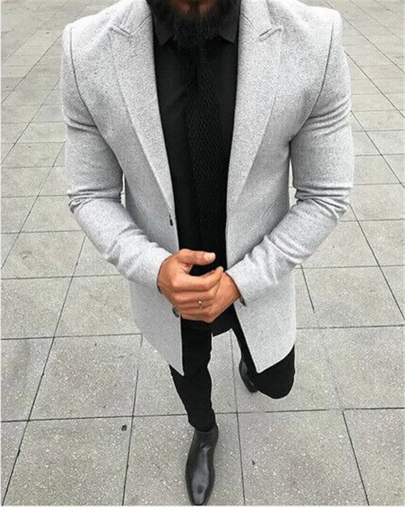 

Solid Color Mens Designer Suits Fashion Panelled Straight Mens Blazers Casual Single Breasted Business Males Clothing