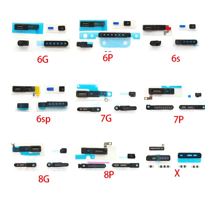 Полный набор пыли чистой слуховой Динамик Громкий микрофон сетка для iPhone 11 pro max X