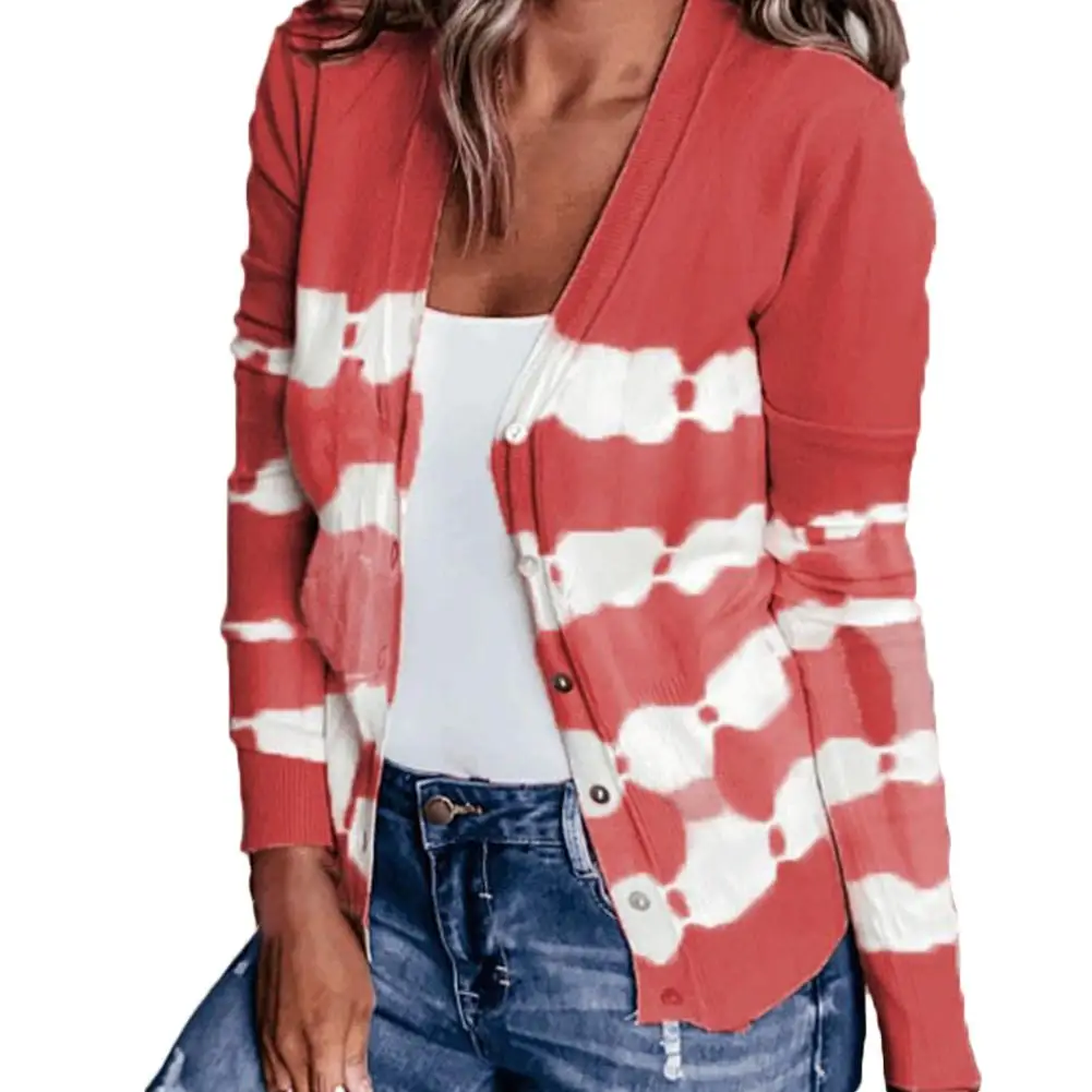 

Женский однобортный Кардиган на пуговицах, трикотажный кардиган с длинным рукавом, 8 цветов, осень