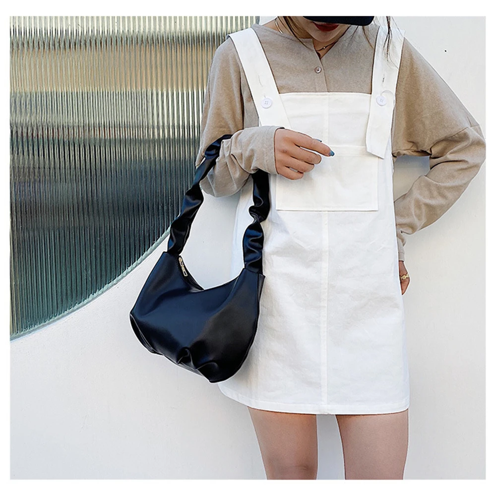 

New Arrival Solid Color Women 2021 Shoulder Bag Casual Zipper Handbags for Women New Arrival Leisure Women Bags 2021