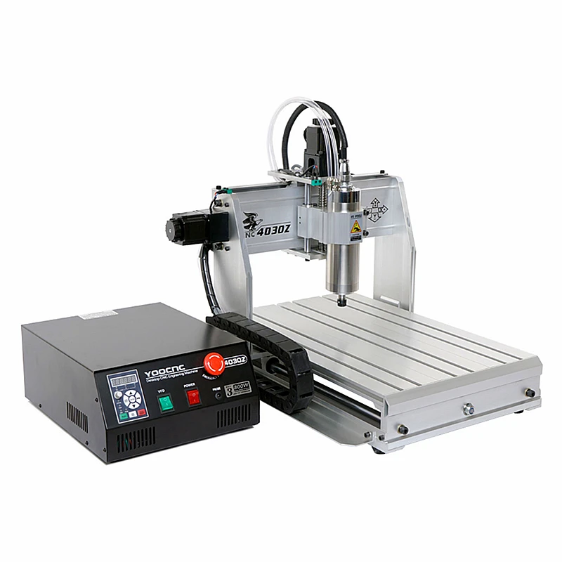 

600X400mm working size LPT port cnc router woodworking 6040 800W water cooled spindle 3D engraving machine 4060